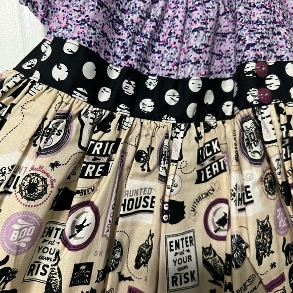 Hocus Pocus Matilda Jane Platinum peasant top - Picture 5 of 6